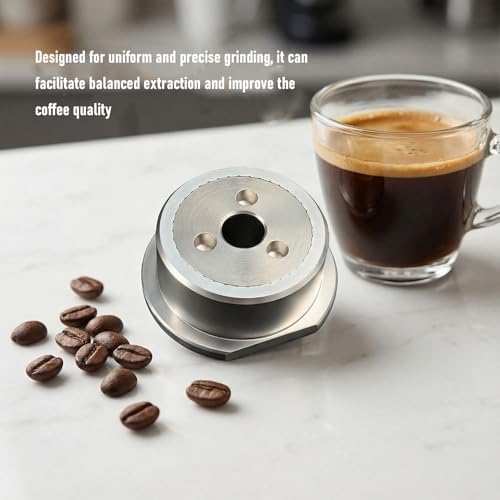 48mm Coffee Grinder Burr Replacement, Stainless Steel Conical Burr Blade for Espresso Machine, Improved Grinding Accuracy and Consistent Texture for Coffee Lovers - Image 5