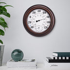 Temperature and Humidity Monitor, Wall Thermometer Indoor, 8 inch Vintage Temperature and Humidity Monitor for Living Room - Image 5