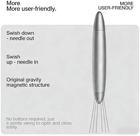 WDT Espresso Distribution Tools, Espresso Accessories, 0.4mm 6 Needle Coffee Stirrer, with Base, Extra 6 Needles, for Barista Espresso Machine Accessories - Image 6