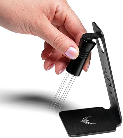 Espresso Tool Set 54mm Rosewood – Calibrated Click Tamper, Bottomless Portafilter, Organizer Station, Coffee Leveler & WDT Tool For Breville Barista Express, Pro, Touch & Bambino Plus - Image 6
