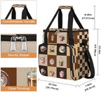 Coffee Pattern Coffee Maker Carrying Bag with Keurigs K-Mini or K-Mini Plus - Image 2
