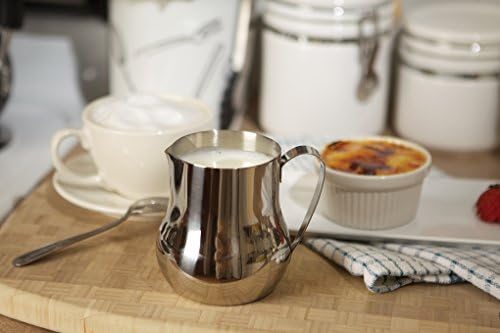 Fox Run Creamer/Frother Pitcher, 4.25 x 3 x 4.25 inches, Metallic - Image 4