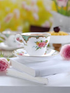 Aynsley Porcelain Tea Set Vintage British Relief Gold Rim Teapot Cup and Saucer Sets 5-Piece Tea Sets for Adults with Teapot, Milk Jug, Cup and Saucer - Image 4