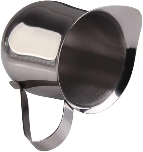 Stainless Steel Milk Frother Barista Craft Latte Cream Cup Froth Pot Pitcher Waist-shaped(6cm.5) - Image 4