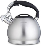 Easyworkz Whistling Stovetop Tea Kettle Food Grade Stainless Steel Hot Water Tea Pot With Loud Whistle, 2.4 Quart(2.3l) by Easyworkz
