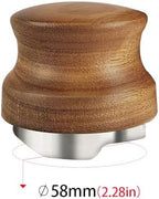 58mm Coffee Distributor – Stainless Steel & Walnut Wood, Adjustable Espresso Accessories for Professional Baristas (Coffee Distributor, 58mm) - Image 3