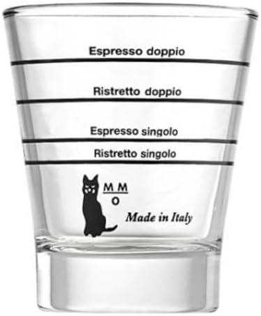 Motta Metallurgica Barista Graduated Espresso Glass, Set of 6 by MetallurgicaMottta