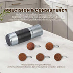 Electric Coffee Grinder Dual-Mode Electric and Manual Grinding 7-Speed Precision Grinding Portable Coffee Bean Grinder Suitable for Espresso, French Press, and Drip Coffee - Image 5
