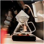 Pour Over Coffee Maker 600ml Coffee Server Glass Coffee Dripper for Home Brewing Kitchen Accessories(600ml Transparent) - Image 7