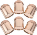 Veemoon 6pcs round Tinplate Tea Canister with Lid, Coffee Storage by Veemoon