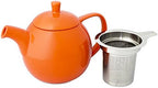FORLIFE Curve Teapot with Infuser, 24-Ounce, Carrot - Image 2