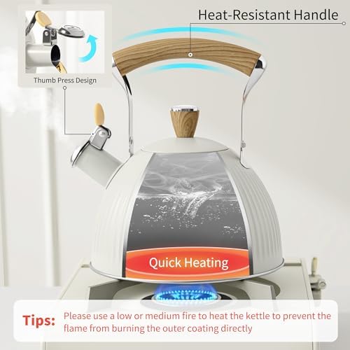 LONFFERY Tea Kettle for Stove Top - Image 3