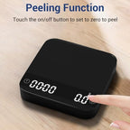 Coffee Scale with Timer,2kg/0.1g Accurate Mini Digital Kitchen Scale Scales Gram & Ounce & Milliliter Scale LED Display Touch Button for Espresso and Pour-Over - Image 5
