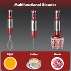 Immersion Blender Handheld 1200W, 20-Speed 5-in-1 Handheld Mixer - Image 3