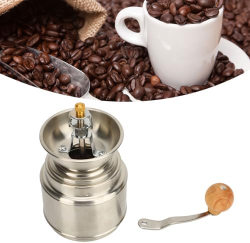 FLEXMAN Manual Coffee Grinder, Multifunctional Coffee Manual Coffee Grinder, Hand Crank Stainless Steel Solid Hand Coffee Bean Mill for Grind Nuts, Spices - Image 5