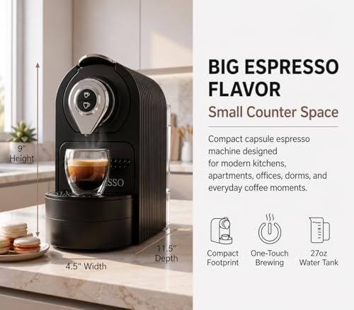 Mixpresso Espresso Machine, Compatible with Nespresso OriginalLine Capsules - Image 2