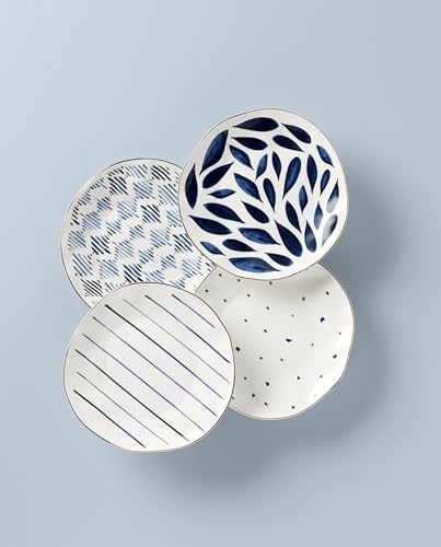 Lenox Blue Bay Porcelain Dessert Plates, Set of 4 - Image 3