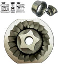 44.6mm Coffee Grinder Conical Burr Set for Household Electric Coffee Machines universal for Breville Espresso Machine Burr Part Accessories Replacement by FFDBURR