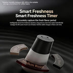 Electric Vacuum Coffee Canister, 650ml Airtight Coffee Beans Canister, with Digital Display, Timer/Record, Temperature/Humidity Detection, for Tea Leaves, Nuts - Image 2