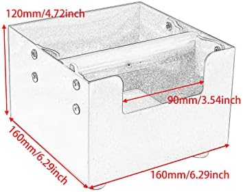 DIBTSA Espresso Knock Box, Stainless Steel Coffee Grind Knock Box Ground Waste Bin Container with Rubber Knocking Bar for Coffee Maker Machine - Image 3