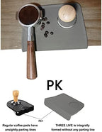 2PCS Espresso Tamper Mat Silicone Coffee Mat with Tamper Coffee Tamping Mat for Espresso Tamping Station7.1×5.7in(51mm-grey) - Image 4