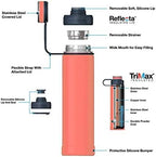 Personalized Vacuum Triple Insulated Sport Water Bottle Thermos -Stainless Steel Triple Wall Thermos with Lid & Strainer | Custom Laser Engraved 44 Options | Hot & Cold Drink Use 20 oz (Pink-Custom) - Image 3