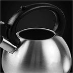 Whistling Kettle Tea Kettle Stovetop Modern Whistling Teapot Stainless Steel Teakettle Tea Pots for Stove Top with High-Temp Resistant Coated Lacquer - Image 4
