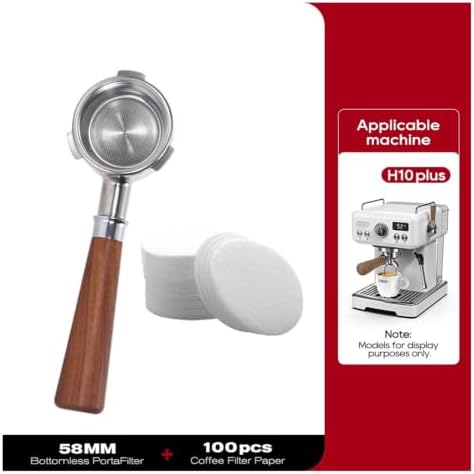 Coffee Bottomless Portafilter 51MM 58MM Filter Basket Espresso Machine Barista Tool H10A H10B H7A H10 Plus(H7A) - Image 3