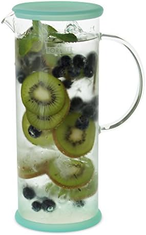 FORLIFE LUCENT Glass Iced Tea Jug with Capsule Infuser, 48-Ounce, Mint - Image 5
