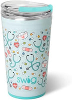 Swig Life 24oz Insulated Party Cup with EZ Slider Lid, Scrub Life by SwigLife