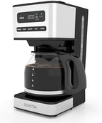 REVOTRA 12 Cup Programmable Coffee Maker, Hot and Iced Drip Coffee Makers by REVOTRA