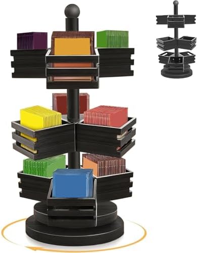 Tea Holder Organizer 3-Tier Rotating Tea Bag Storage Box by Unknown