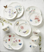 Lenox Butterfly Meadow Flutter Porcelain 12-Piece Dinnerware Set for 4 - Image 3