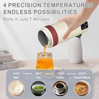 Portable Electric Kettle 450ML with 4 Temperature Settings - Image 2
