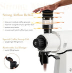 CAFEMASY Clear Single Dose Hopper and Silicone Bellow Compatible with Mahlkonig EK43 Coffee Grinder Cleaning Tool - Image 3