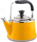 Induction Kettle Whistling Tea Kettle Stainless Steel Whistle Tea Kettle Large-Capacity, Ergonomic Heat-Resistant Handle Stove Top Teapot for Stove Top (Size : 6L) by Unknown