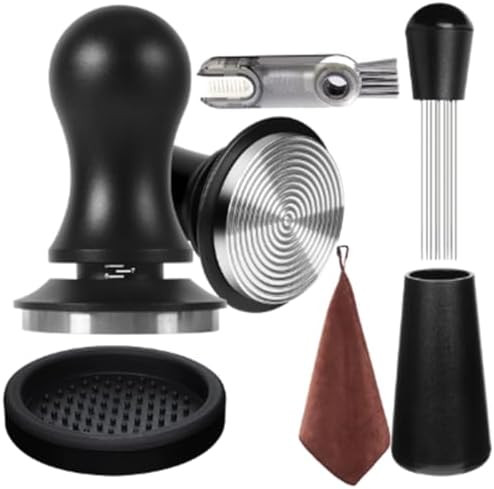 Espresso Accessories 6-Piece Set with 53mm Tamper & WDT Tool Kit - Image 4