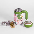 kate spade new york Tea Infuser Travel Mug, Hidden Garden - Image 6