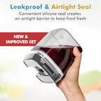 Shazo 9PC (0.5L, 2.1 Cup, 17oz) Airtight Food Storage Containers + 9 Spoons - Image 2