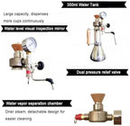 Outdoor Milk Frother and Steamer, Steam Boiling Water Frothing Machine, with Pressure Gauge-Max-9 Bar, 350 Ml Kettle, Open Flame/Induction Hob Heating - Image 3