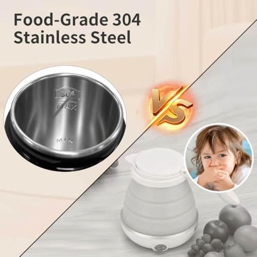 Travel Electric Kettle 16oz, Smart Water Bottle with 4 Temperature Control - Image 7