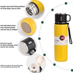 1500ml Double wall vacuum Leakproof stainless steel wide mouth insulated water bottle,tea tumbler with tea strainer infuser basket,cup and lid; travel coffee thermoses hot drinks,cold thermal flask - Image 2