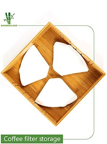 Bamboo Land- Bamboo K Cup Holder, 4 Adjustable Dividers, 36 K Cup Pod Storage, Coffee Pod Drawer, Coffee Pod Holder, Coffee Pod Organizer, Kcup Holder, K Cup Holders for Counter, Coffee Pods Holder - Image 7