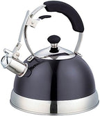 3077-BK Uniware Heavy Duty Stainless Steel Whistling Kettle (Black) by UWUNIWARETHENAMEYOUTRUST