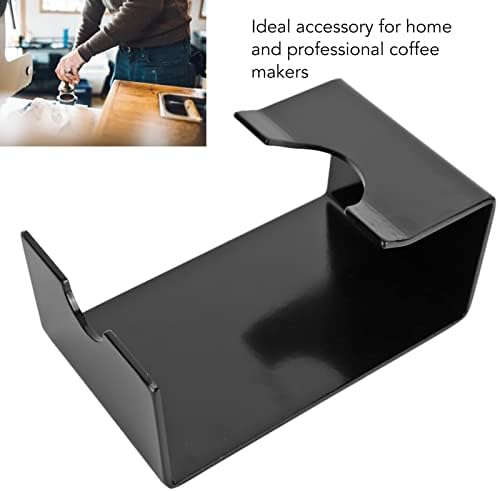 Bottomless Handle Ear Bracket,Bottomless Portafilter Wall Rack,Coffee Bottomless Portafilter Rack, Portafilter Rack Shelf (Black) - Image 3
