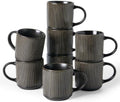 famiware Coffee Mug Set of 8, Star 12 oz Ceramic Mugs Cups Set with Handle by Famiware