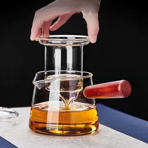 Sturdy Large capacity side handle teapot with cover glass teapot with removable filter home tea kettle and cup set Washable - Image 4