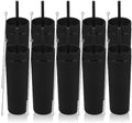 Volhoply 16oz Plastic Skinny Tumbler with Lid and Straw Bulk 10 Pack,Insulated Double Wall BPA Free Matte Acrylic Tumblers,Iced Coffee Travel Reusable Party Cup,Customizable Diy Gifts(Black,10 Set) by LiveFully%EF%BC%8CDrinkFreely%E2%80%94KeepGoingwithVolhoply%EF%BC%81