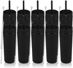 Volhoply 16oz Plastic Skinny Tumbler with Lid and Straw Bulk 10 Pack,Insulated Double Wall BPA Free Matte Acrylic Tumblers,Iced Coffee Travel Reusable Party Cup,Customizable Diy Gifts(Black,10 Set) by LiveFully%EF%BC%8CDrinkFreely%E2%80%94KeepGoingwithVolhoply%EF%BC%81
