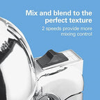 Hamilton Beach DrinkMaster Electric Drink Mixer, Retro Milkshake Maker & Milk Frother, 2 Speeds, Extra-Large 28 oz. Stainless Steel Cup, Classic Chrome (Pack of 2) - Image 5